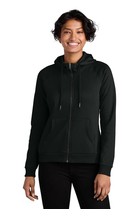 Allmade Womens Organic CVC Fleece Full-Zip Hoodie